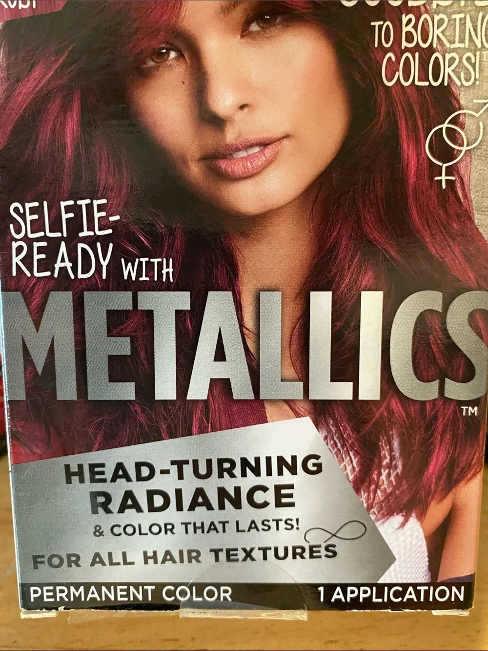 Schwarzkopf got2b Metallics Hair Color w/ColorLock & Thickening Shampoo New!